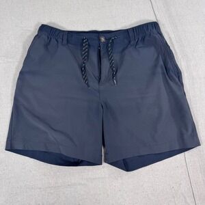 Chubbies Everywear Shorts Mens Large Black 6 Inch Inseam Hybrid Stretch Faded